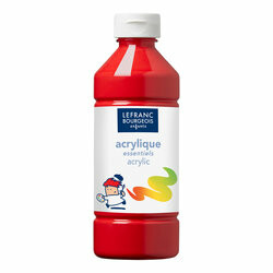 Akrylová barva Lefranc Education 500ml – 528 Primary Red - 