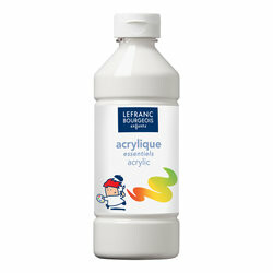 Akrylová barva Lefranc Education 500ml – 537 White - 
