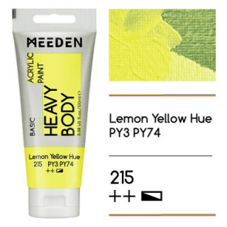 Akrylová barva Meeden 100ml – 215 Lemon Yellow Hue - 