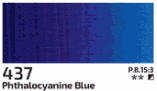 Akrylová barva Rosa 200ml – 437 phthalocyanine blue - 