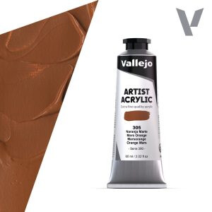 Akrylová barva Vallejo Artist 60ml – 305 Mars Orange - 