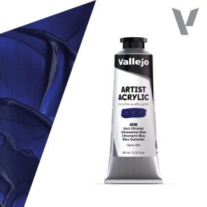 Akrylová barva Vallejo Artist 60ml – 406 Ultramarine Blue - 
