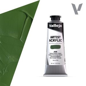 Akrylová barva Vallejo Artist 60ml – 508 Chromium Oxide Green - 