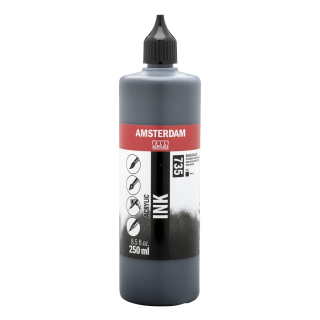 Akrylový inkoust Amsterdam 250 ml - 735 Oxide Black - 