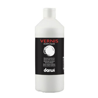 Akrylový lak Darwi lesklý 500ml - 