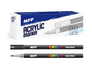 Akrylový popisovač MFP 1mm - černý - 