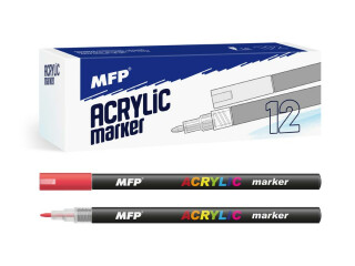 Akrylový popisovač MFP 1mm - červený - 