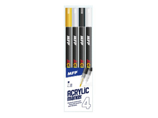 Akrylový popisovač MFP 1mm set 4ks - 