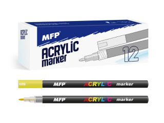 Akrylový popisovač MFP 1mm - žlutý tmavý - 