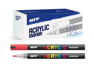 Akrylový popisovač MFP 4mm - červený - 