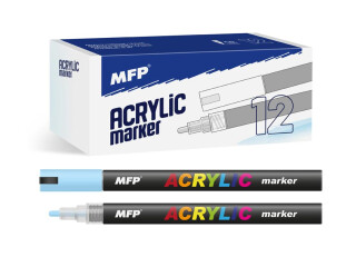 Akrylový popisovač MFP 4mm - modrý světlý - 