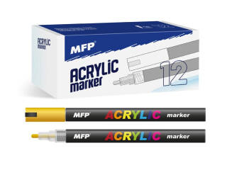 Akrylový popisovač MFP 4mm - zlatý - 