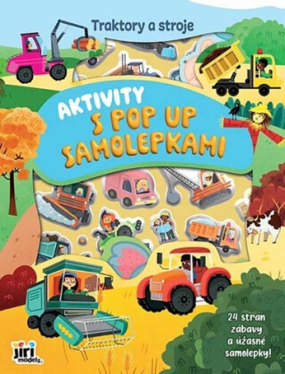 Aktivity s pop-up samolepkami Traktory a stroje - 