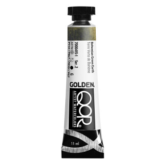 Akvarelová barva Golden QoR 11 ml - Bohemian Green Earth 0415 - 
