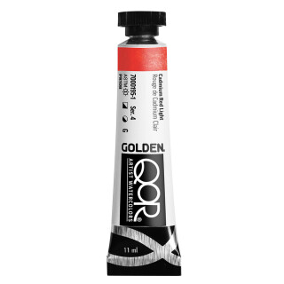 Akvarelová barva Golden QoR 11 ml - Cadmium Red Light 0195 - 