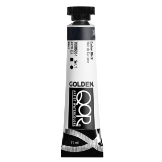 Akvarelová barva QoR 11ml – 500 Carbon Black - 