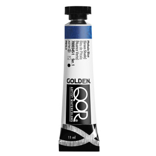 Akvarelová barva Golden QoR 11 ml - Phthalo Blue (Green Shade) 0345 - 