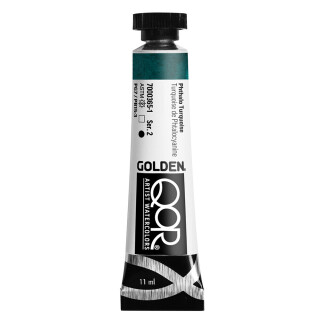 Akvarelová barva Golden QoR 11 ml - Phthalo Turquois 0365 - 