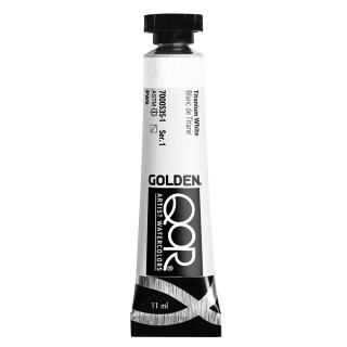 Akvarelová barva Golden QoR 11 ml - Titanium White 0535 - 