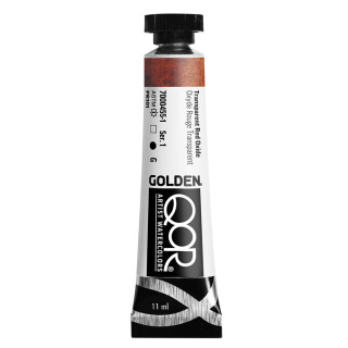 Akvarelová barva Golden QoR 11 ml - Transparent Red Oxide 0455 - 