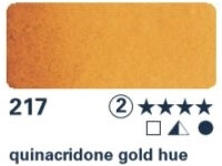 Akvarelová barva Horadam 1/2 – 217 quinacridone gold hue - 