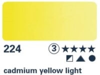 Akvarelová barva Horadam 1/2 – 224 cadmium yellow light - 