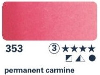 Akvarelová barva Horadam 1/2 – 353 permanent carmine - 