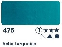 Akvarelová barva Horadam 1/2 – 475 helio turquoise - 
