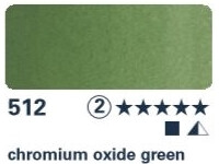 Akvarelová barva Horadam 1/2 – 512 chromium oxide green - 