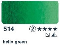 Akvarelová barva Horadam 1/2 – 514 helio green - 