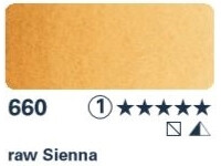 Akvarelová barva Horadam 1/2 – 660 raw Sienna - 