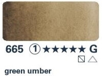 Akvarelová barva Horadam 1/2 – 665 green umber - 