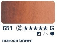 Akvarelová barva Horadam 15ml – 651 maroon brown - 