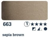Akvarelová barva Horadam 15ml – 663 sepia brown - 