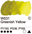 Akvarelová barva Mijello 15ml – 531 Greenish Yellow - 