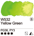 Akvarelová barva Mijello 15ml – 532 Yellow Green - 