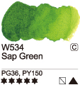 Akvarelová barva Mijello 15ml – 534 Sap Green - 