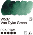 Akvarelová barva Mijello 15ml – 537 Vandyke Green - 
