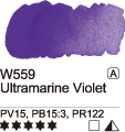 Akvarelová barva Mijello 15ml – 559 Ultramarine Violet - 