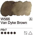 Akvarelová barva Mijello 15ml – 566 Vandyke Brown - 