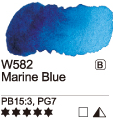 Akvarelová barva Mijello 15ml – 582 Marine Blue - 