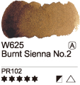 Akvarelová barva Mijello 15ml – 625 Burnt Sienna No. 2 - 