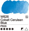 Akvarelová barva Mijello 15ml – 626 Cobalt Cerulean Blue - 