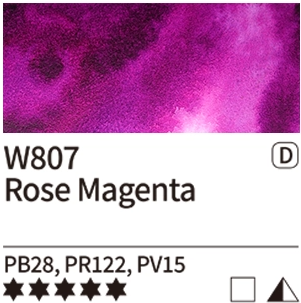 Akvarelová barva Mijello Tourmaline 15ml – 807 Rose Magenta - 