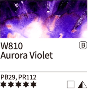 Akvarelová barva Mijello Tourmaline 15ml – 810 Aurora Violet - 