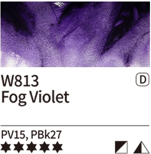 Akvarelová barva Mijello Tourmaline 15ml – 813 Fog Violet - 