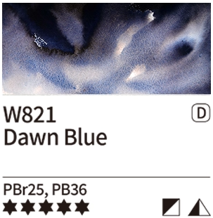 Akvarelová barva Mijello Tourmaline 15ml – 821 Dawn Blue - 