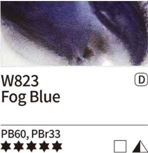 Akvarelová barva Mijello Tourmaline 15ml – 823 Fog Blue - 