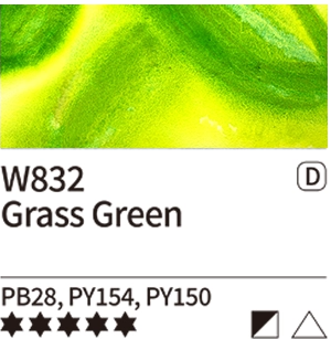 Akvarelová barva Mijello Tourmaline 15ml – 832 Grass Green - 