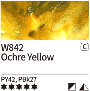 Akvarelová barva Mijello Tourmaline 15ml – 842 Ochre Yellow - 